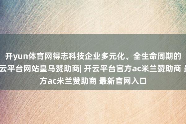 开yun体育网得志科技企业多元化、全生命周期的发展需求-开云平台网站皇马赞助商| 开云平台官方ac米兰赞助商 最新官网入口
