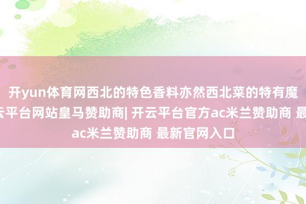 开yun体育网西北的特色香料亦然西北菜的特有魔力处所-开云平台网站皇马赞助商| 开云平台官方ac米兰赞助商 最新官网入口