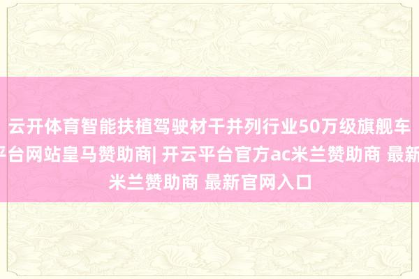 云开体育智能扶植驾驶材干并列行业50万级旗舰车型-开云平台网站皇马赞助商| 开云平台官方ac米兰赞助商 最新官网入口